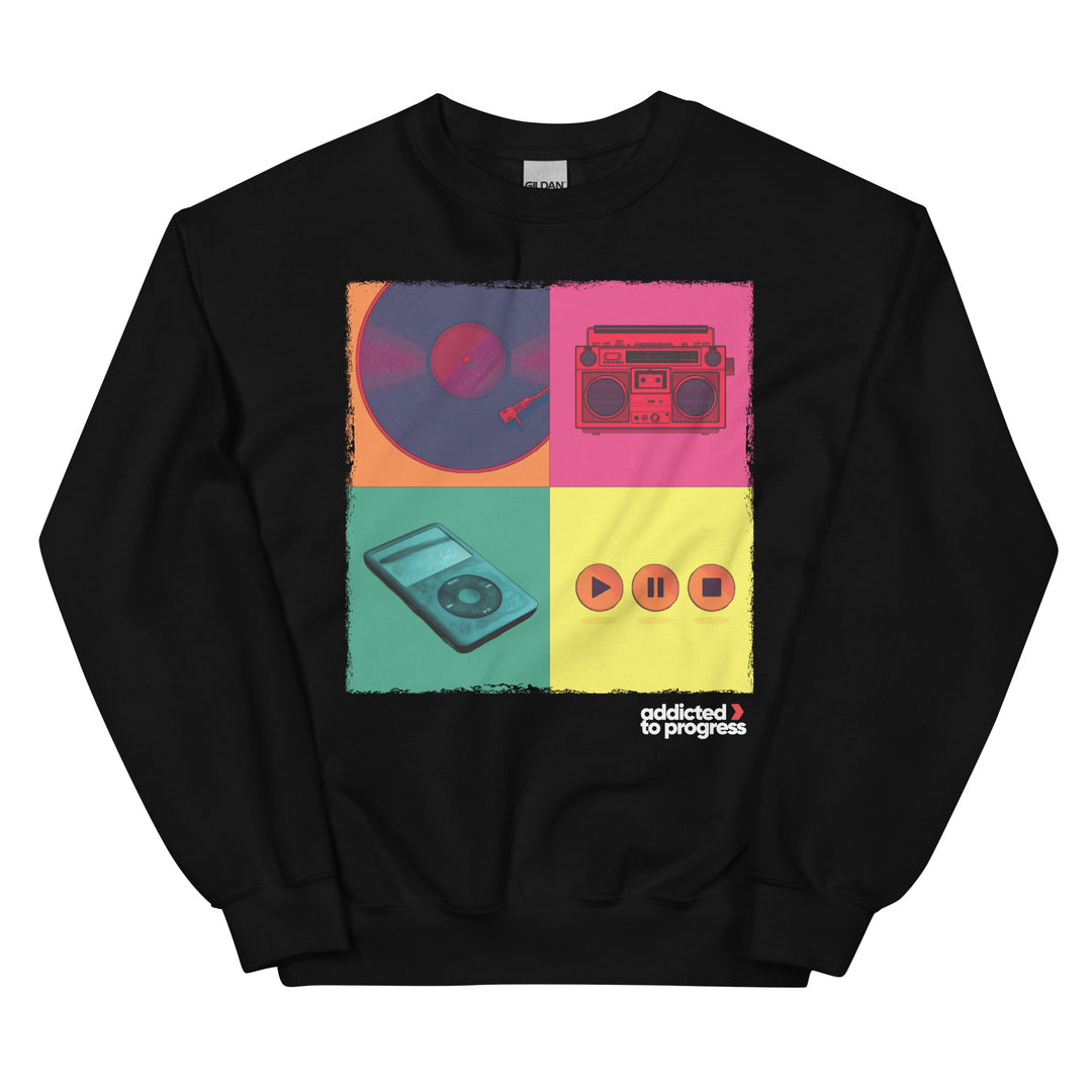Unisex Progress of Music Sweatshirt