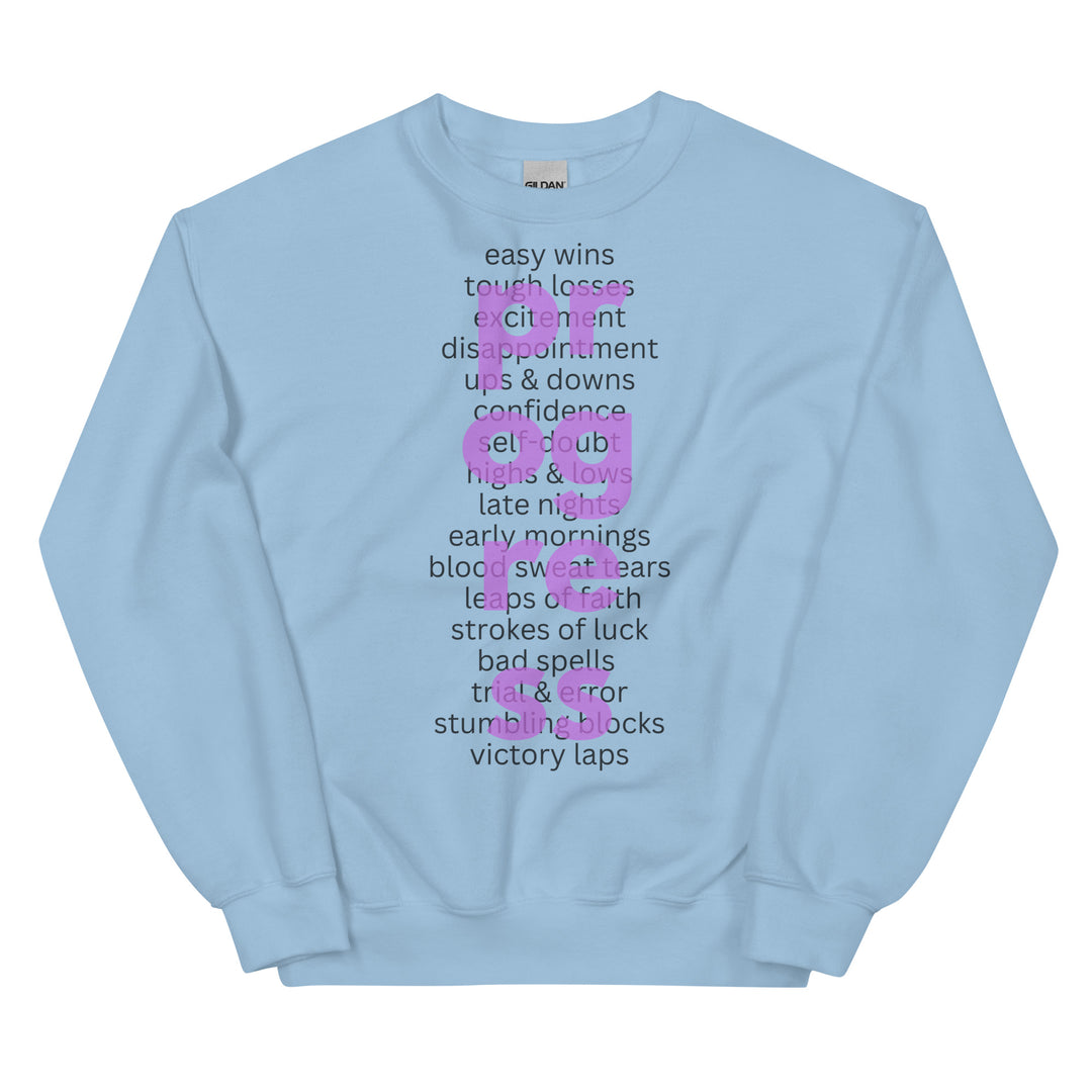 Women's What's Behind Progress Sweatshirt