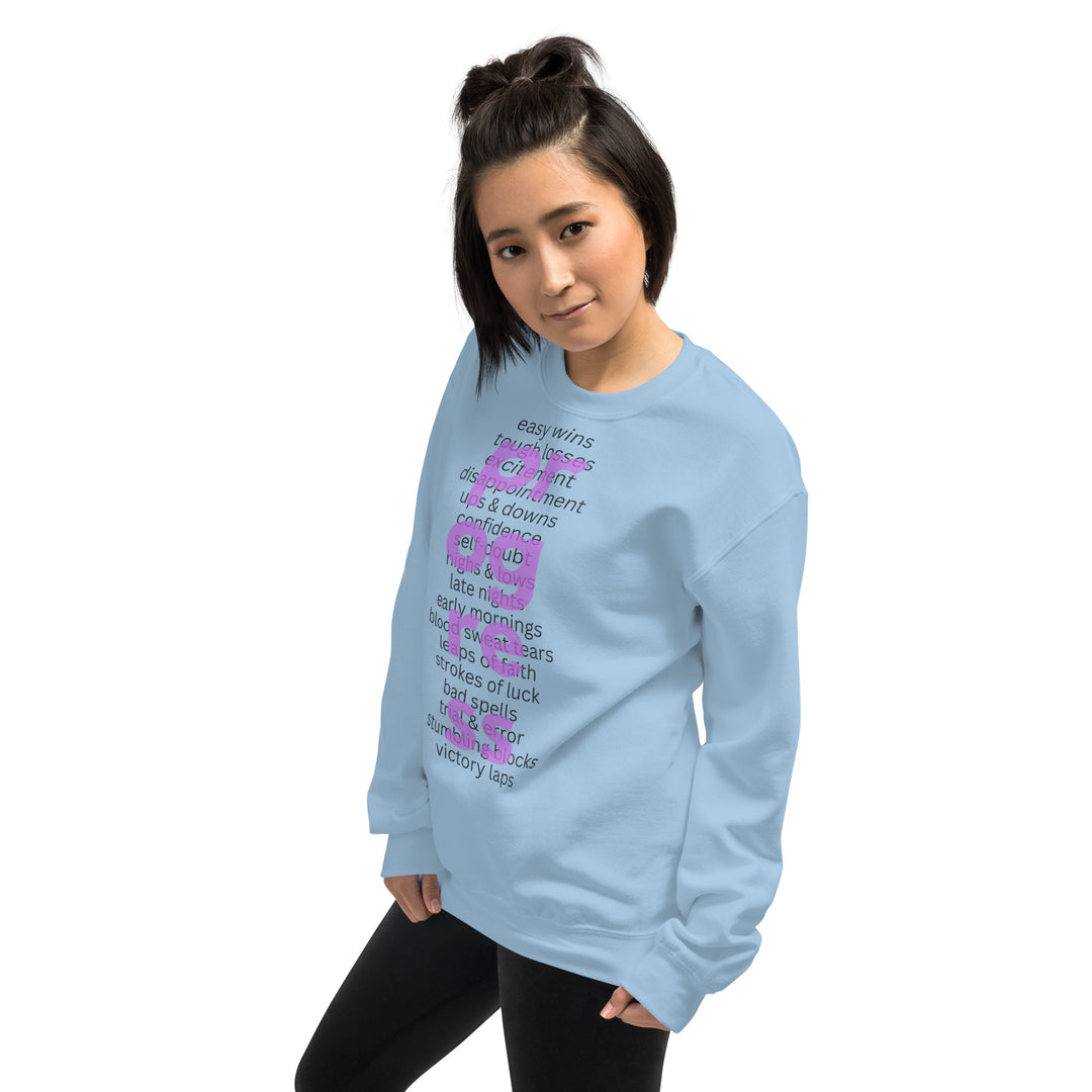 Women's What's Behind Progress Sweatshirt