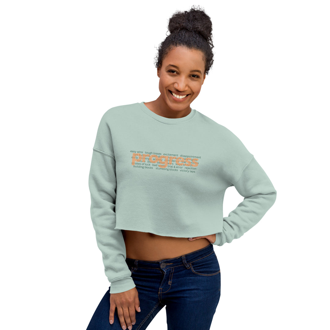 Women's What's Behind Progress Crop Sweatshirt