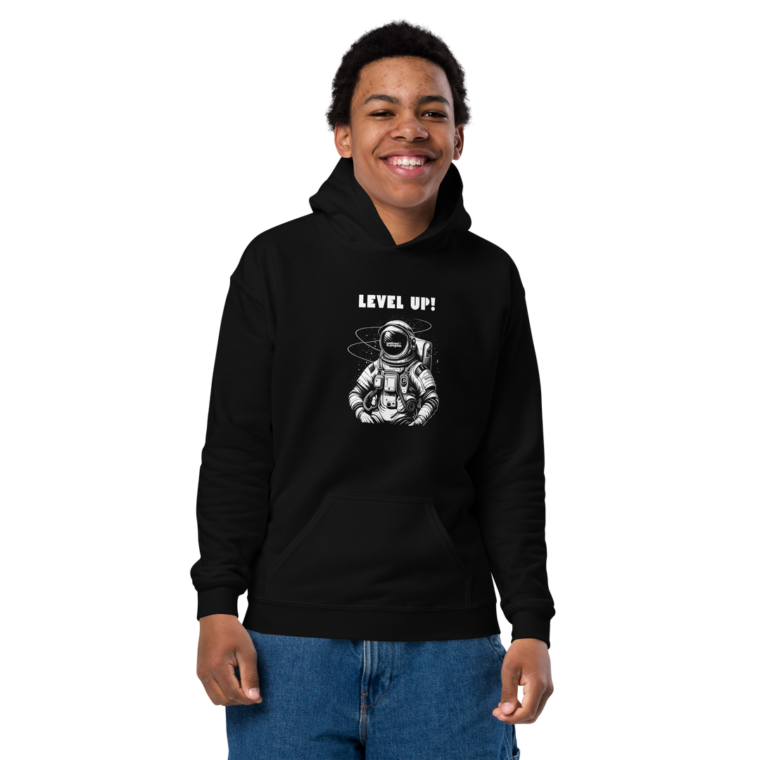 Unisex Big Kids Level Up Hoodie